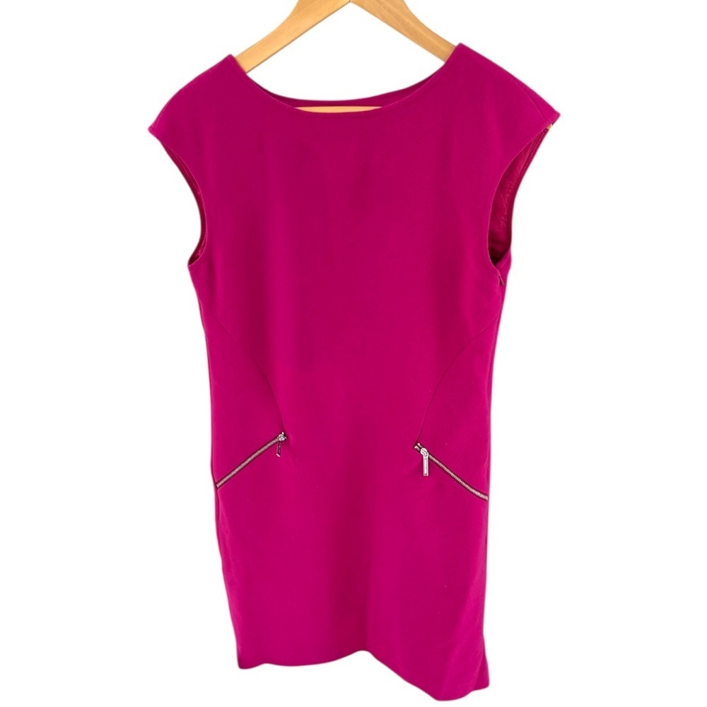 Michael Kors Magenta Shift Mini Dress